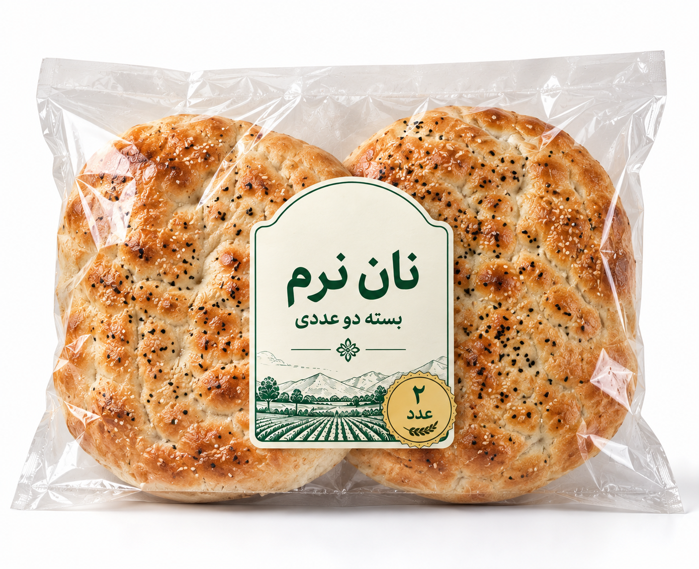 نان نرم دو عددی